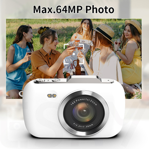 छात्र डिजिटल कॉम्पैक्ट कैमरा 2.8 इंच स्क्रीन 4k वीडियो 64 मेगापिक्सल फोटो 18x जूम ब्यूटी फेस रिकग्निशन डिजिटल एचडी कैमरा - Product Image 3