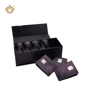 Hộp Trà Giấy Bìa Cứng Từ Tính Màu Đen Theo Yêu Cầu Của Nhà Máy Bán Sỉ Hộp Trà Giấy Thân Thiện Với Môi Trường Hộp Quà Tặng Sang Trọng Hộp Trà - Product Image 4