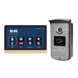 Villa Video porta del sistema di citofono con Smart Tuya IP TCP materiale metallico e macchina fotografica a colori per la costruzione - Product Image 4