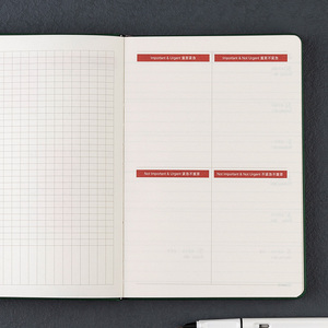 2023 Pu Lederen Harde Hoes A5 Planner Dagelijks Wekelijks Maandelijks Dagboek - Product Image 6