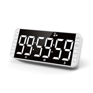 Klassen zimmer 7,8 ''Großes LED-Anzeige intervall Digitaler Timer Wiederauf ladbarer Countdown-Countup-Timer mit 5 Alarmen und 4 Lautstärke stufen