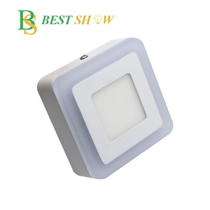 Iki renk çift renk çift renk 3 + 3w 6 + 3w yüzey led monte panel lamba 6w 9w 16w 24w - Product Image 5