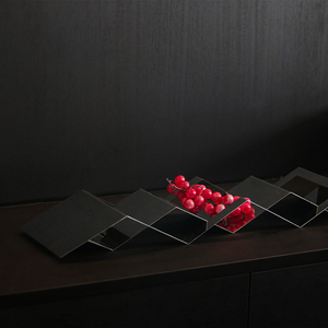 Avrupa basit lüks dikdörtgen depolama tepsisi ev ofis çalışması için geometrik tasarım Art Deco tarzı yıldönümü süslemeleri - Product Image 4