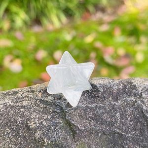 20mmナチュラルクリスタルマーカバプロテクションカービングチャクラスターペンダントチャーム瞑想エネルギージェネレーターDIYジュエリー作り用 - Product Image 5