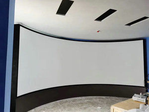 Pantalla de proyector curvada/pantalla de proyección plateada 3D/pantalla led curvada para cine en casa - Product Image 6