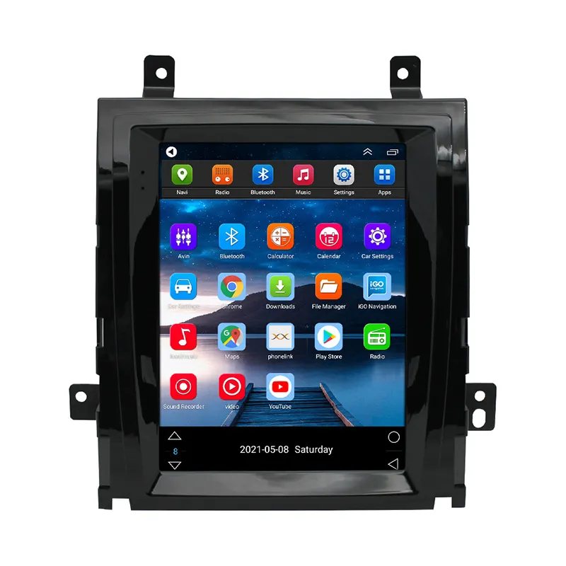 Applicable à Cadillac Escalade 07-12 vertical écran Android navigateur image inversée Bluetooth lecteur