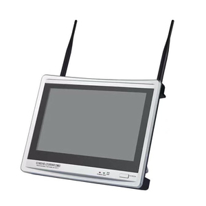 IP-pro 4ch 3,0 мегапикселя Wifi PoE NVR, украшенное мозаикой из драгоценных камней, 12 дюймов монитор IP камера, Wi-Fi, купольная PTZ CCTV сеть Ipsy солнечная батарея резервного копирования камеры - Product Image 2