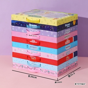 Okul malzemeleri için büyük yaratıcı kırtasiye seti doğum günü ve mezuniyet kombinasyonu hediye için renk kutusu ambalaj - Product Image 6