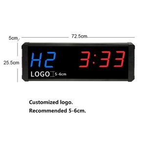 Design nuovo di zecca 4 pollici 6 cifre LED palestra allenamento digitale Fitness Timer conto alla rovescia pugilato allenamento intervallo Timer orologio - Product Image 5