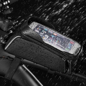6.5 Điện Thoại Xe Đạp Túi Tay Đua Trong Suốt Màn Hình Cảm Ứng Top Ống Mưa Bìa Không Thấm Nước MTB Xe Đạp Phía Trước Túi Xe Đạp - Product Image 3