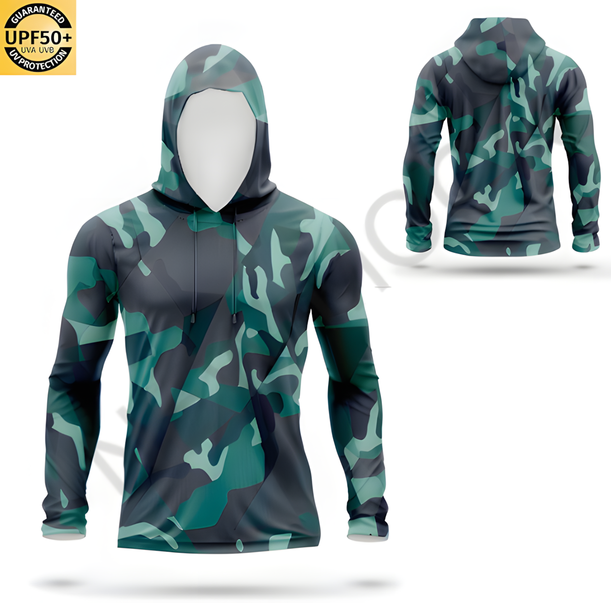 Camouflage blue