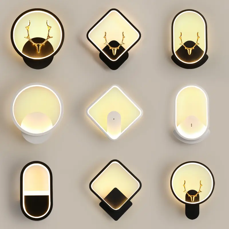 2024 decoración Interior luces de pared interior Lampen moderno dormitorio pared Sconce Led lámparas de pared para Hotel