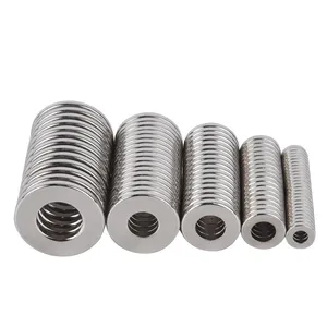 Leistungs starker Ring Runder Neodym-Magnet Seltene Erden Super starke permanente NdFeB-Magnete mit Loch für Art Craft DIY