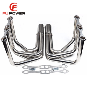 Küçük blok Chevy için SBC V8 paslanmaz t-kova Sprint Roadster başlıkları egzoz - Product Image 2