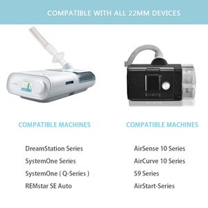 安価なCpapマシンフィルター、Cpapフィルターは、ほとんどのBiPAPマシンサイズ22mmと25mmのCpapチューブに対応するインラインフィルターに適合します - Product Image 2