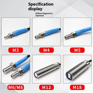 SLD Series Miniature Laser Photoelectric Switch 2mm Spot Size Cylindrical Diffuse Reflection Optical <strong>Sensor</strong> - Product Image 2