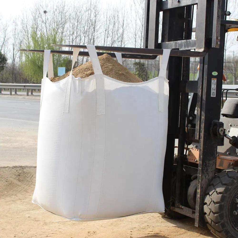 Factory directly price sale Fibc Big Bulk Packing Ton Bag Pp Jumbo Bags For Sand Construction Cement industry and agriculture