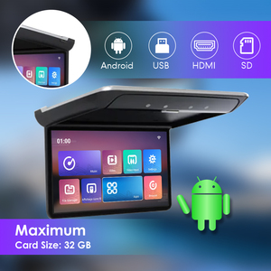 Monitor de techo de coche IPS 11,6 pulgadas pantalla abatible hacia abajo Overhead Multimedia Video techo Pantalla de montaje en techo Monitor de coche Android - Product Image 4
