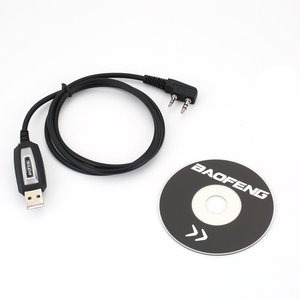 100% Original Baofeng Walkie Talkie USB Programming Cable For 2 Way Radio UV-5R BF-888s UV82 H777 K Port Driver With CD Software - Product Image 5