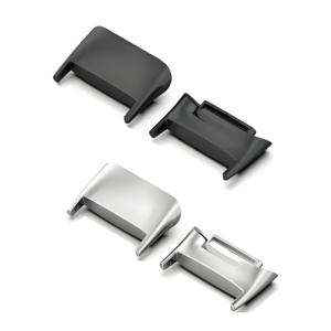 Lionorm 18毫米宽度表带连接器适配器替换<span class=keywords><strong>Fitbit</strong></span> Charge 5 Charge 6手表附件的金属链节附件