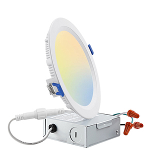 6 inç 15W Ultra İnce LED gömme işık 5CCT ince Panel AYDINLATMA yuvarlak gömme led Downlight - Product Image 1