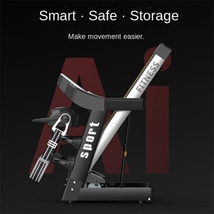 Sessiz elektrikli ev spor seti çok fonksiyonlu koşu bandı çalışan katlanabilir tam Set Fitness ekipmanları sınır ötesi tanıtım ledi - Product Image 3