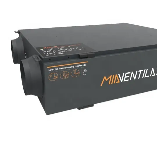 Motor ce MIA-AHE15NB/c, para 150m 3/h mia recuperador eficiente elevado hrv/erv sistema de ventilação fixado para recuperação de calor