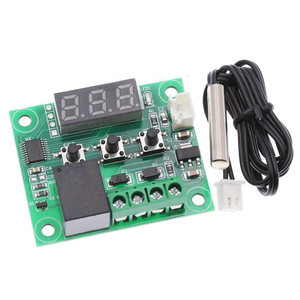 DC 12V W1209 Mini Thermostat Waterproof Incubation <strong>Temperature</strong> <strong>Controller</strong> Switch Outdoor Hygrometer Use Customizable ODM - Product Image 1