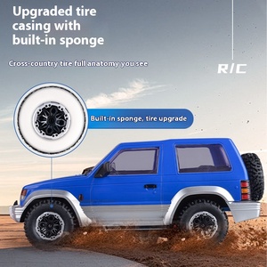 Özel yüksek hızlı dört tekerlekten çekiş Off-Road tırmanma uzaktan kumanda Pajero oyuncak araba uzman seviye sınır ötesi RC modeli - Product Image 3