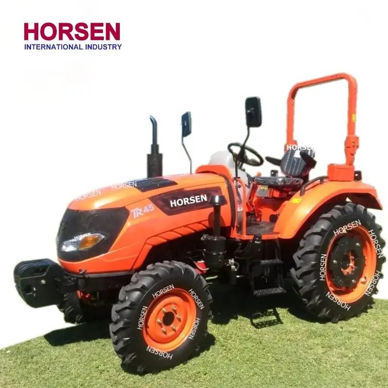 Trator de agricultura, horsen 30hp 35hp 40hp 2wd 4wd 4x4 mini trator trator pequeno para agricultura, inclinador rotativo para venda