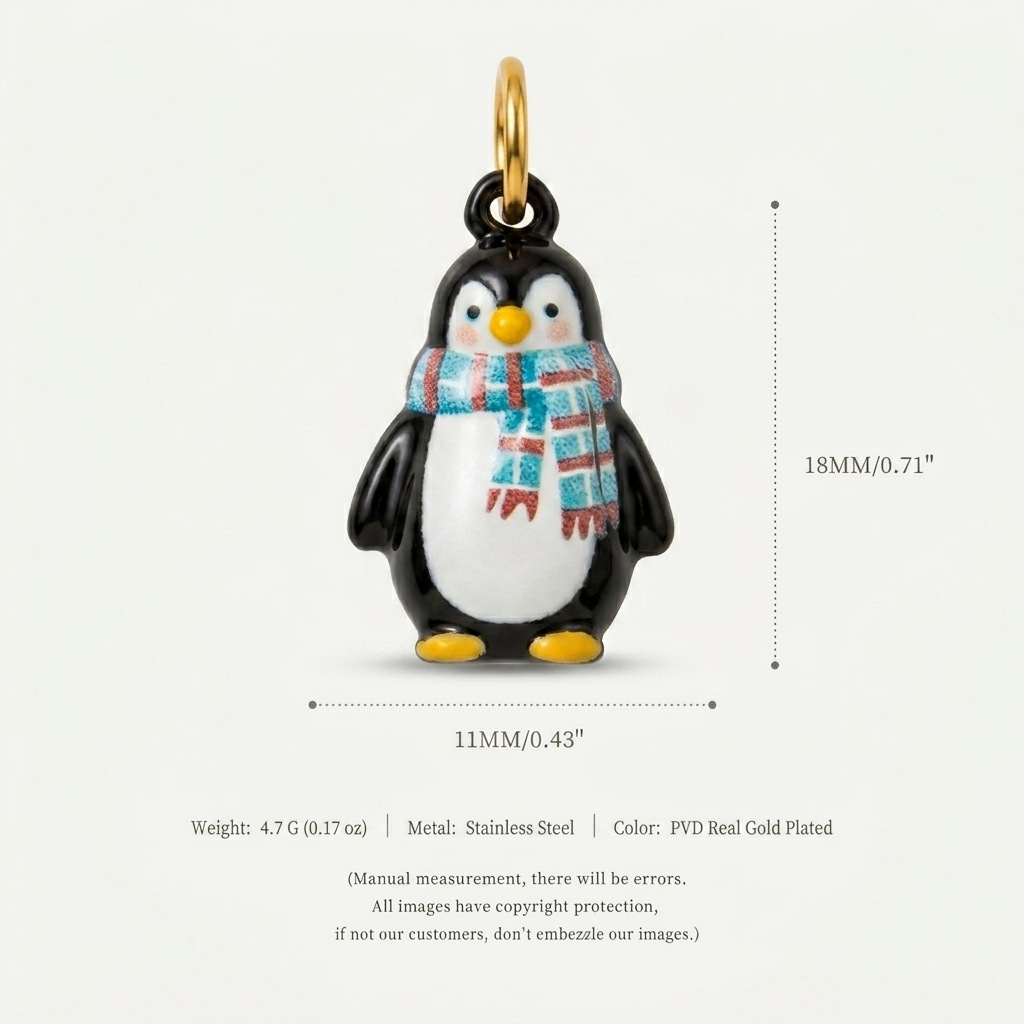 Pendentif pingouin n°5