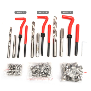 Metal Box 88PCS Thread Repair Set High Speed Steel Twist Drill Bit Set Auto Repair Tools Internal Thread Repairing <strong>Kit</strong> - Product Image 3