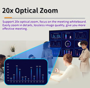 DDP, canlı akış ve Video konferansı için AI İnsan takip fonksiyonu ile 4K PTZ kamera 20X optik Zoom destekledi - Product Image 3