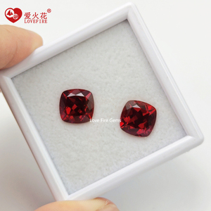 Prezzo sintetico del rubino da laboratorio per carato a forma di cuscino di pietre preziose a forma di piccione rosso rubino in pietra naturale da laboratorio - Product Image 5