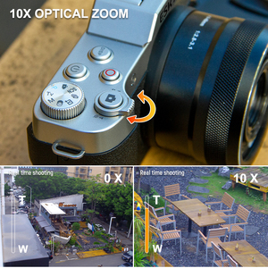 กล้อง Vlog ซูมออปติคอล10X พิเศษ4K 64MP สไตล์ย้อนยุคพร้อมโหมดการถ่ายภาพหลัก8โหมดสำหรับผู้สร้างเนื้อหา - Product Image 3