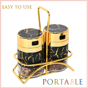 豪华调料罐可定制金色调料罐流行独特的厨房调料罐 - Product Image 2