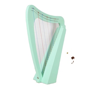 Lyre 15-String İrlanda arp el yapımı küçük enstrüman taşınabilir ve öğrenmesi kolay 19-String niş İskoçya tarzı - Product Image 4