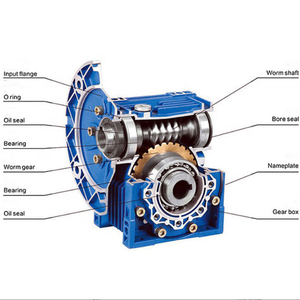 NMRV90 Shaft 35mm Flange Worm Gearbox <strong>Speed</strong> <strong>Reducer</strong> Worm Gearbox <strong>Reducer</strong> for Servo Motor - Product Image 6