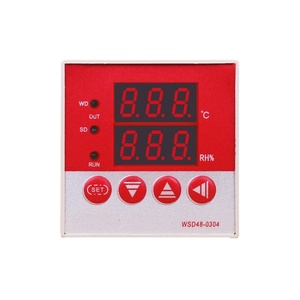 Controlador de temperatura y humedad TDK0304, 48x48mm, con sensores T/H de 3 metros - Product Image 2
