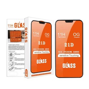 Oem 2.5D 9H điện thoại di động Tempered Glass 21d 9D bảo vệ màn hình - Product Image 2
