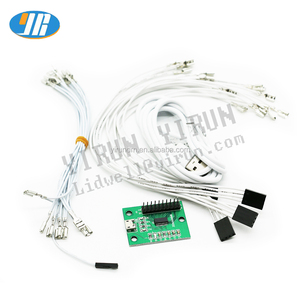 USB-контроллер Raspberry Pi P3, 2-плейер с нулевой задержкой, кодировщик, пластиковый джойстик типа монета, 6 + лет, дешевая плата