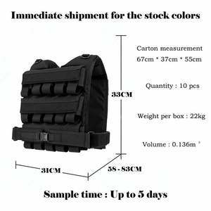 30KG Áo Ghi Lê Trọng Lượng Tập Thể Hình Chạy Bộ Thể Hình Áo Ghi Lê Trọng Lượng Tập Luyện Sức Mạnh Cho Nam Tập Luyện - Product Image 6