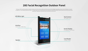Face Recognition Smart Panel 10' Android Grey Black Smart Security Entry Station Video Doorphone <strong>SIP</strong>/<strong>IP</strong> <strong>Intercom</strong> <strong>Systems</strong> - Product Image 3