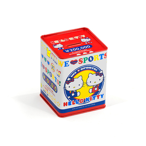 กระปุกออมสินทรงสี่เหลี่ยมกล่องดีบุกใส่เหรียญ - Product Image 2