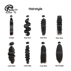 Ms.Miemie 10A sınıf 100% bakire Remy çin uzantıları derin dalga Jerry kıvırmak stilleri degrade atkı T1B/4/27 # su sapıkça kıvırmak - Product Image 3
