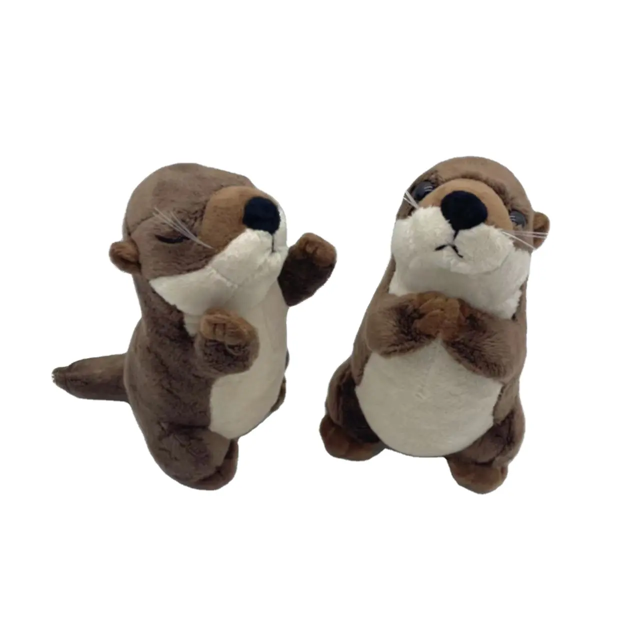 BoTu Kids Otter Plush Toy Bonito Sea Otter Stuffed Animal Cartoon Doll Bedtime Amigo para meninos e meninas Plush Otter Toys