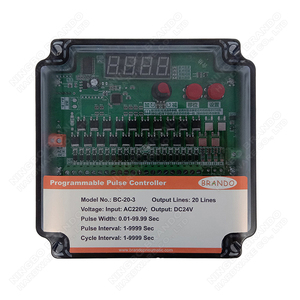20 líneas 220VAC entrada 24VDC salida pulso Jet válvula controlador de pulso programable para bolsa filtro Baghouse - Product Image 1