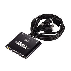 TESmart OEM ODM Factory ingresso di alta qualità uscita a 2 porte 1 per Laptop VGA KVM Switch USB 2.0 1080 p60hz VGA KVM Switch - Product Image 5