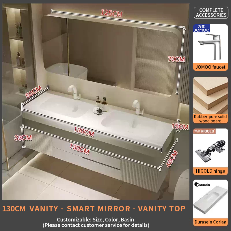 130Durasein Countertop + Smart Mirror
