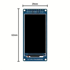 1,9-дюймовый IPS полный обзор TFT ЖК-экран высокой четкости модуль SPI последовательный порт 170x320 цветной экран для электронных модулей комплекты - Product Image 6